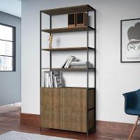 Estante Multiuso Steel Quadra 02 Portas Estilo Vermont - 6