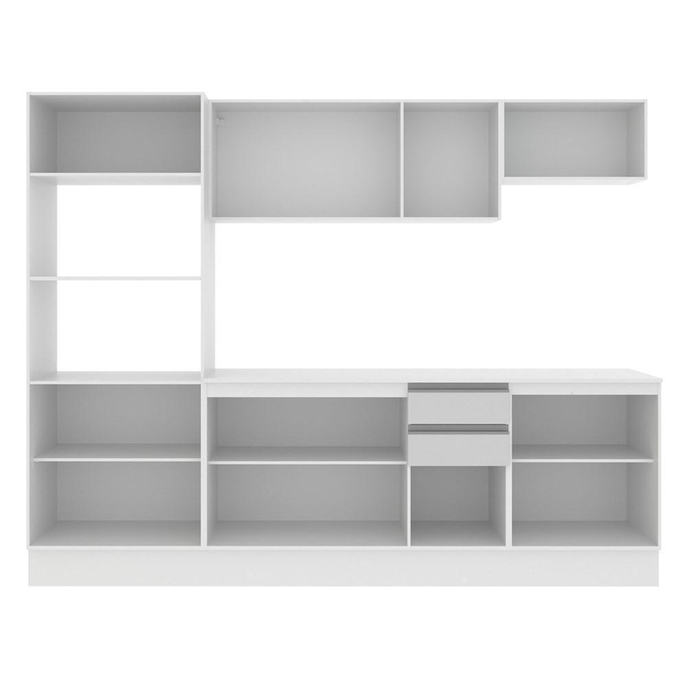 Cozinha Completa Smart Modulada com Balcão e Tampo MDF Madesa - 4