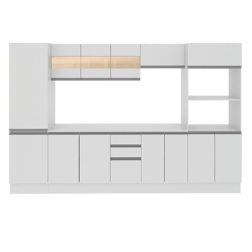 Cozinha Madesa Smart Modulada com Armário Balcão e Tampo - 2
