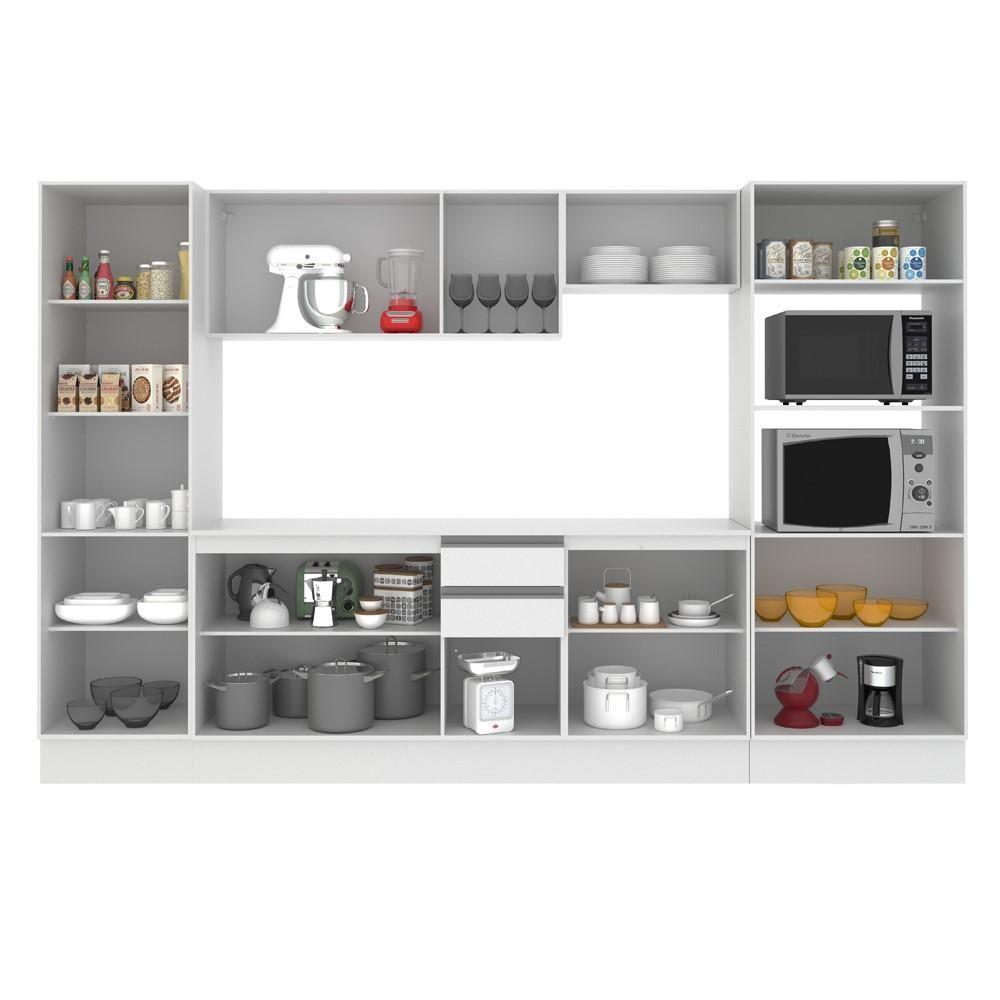 Cozinha Madesa Smart Modulada com Armário Balcão e Tampo - 7