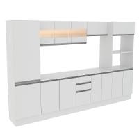 Cozinha Madesa Smart Modulada com Armário Balcão e Tampo - 3