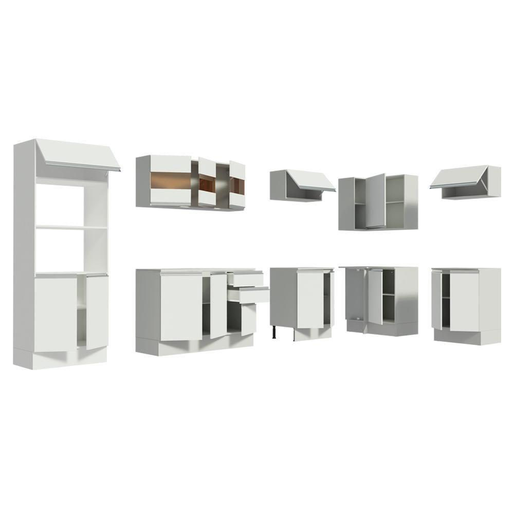 Cozinha Completa Modulada de Canto Smart 100% MDF Madesa - 2