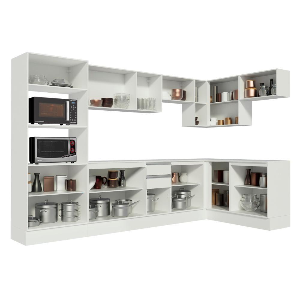 Cozinha Completa Modulada de Canto Smart 100% MDF Madesa - 9