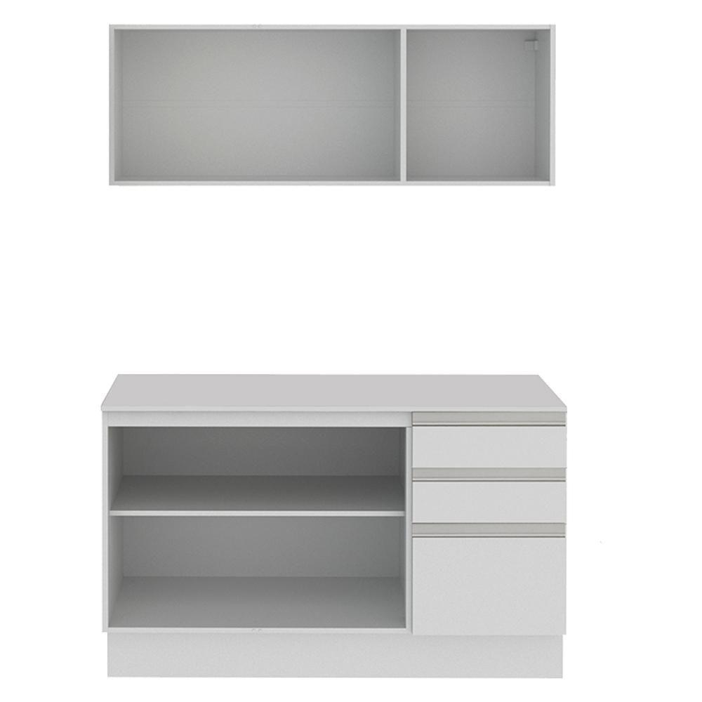 Cozinha Compacta 100% MDF Smart 120 cm Modulada Madesa - 5