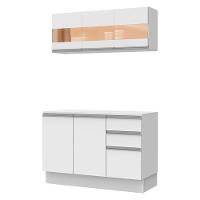 Cozinha Compacta 100% MDF Smart 120 cm Modulada Madesa - 3