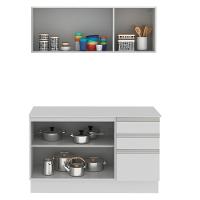 Cozinha Compacta 100% MDF Smart 120 cm Modulada Madesa - 7