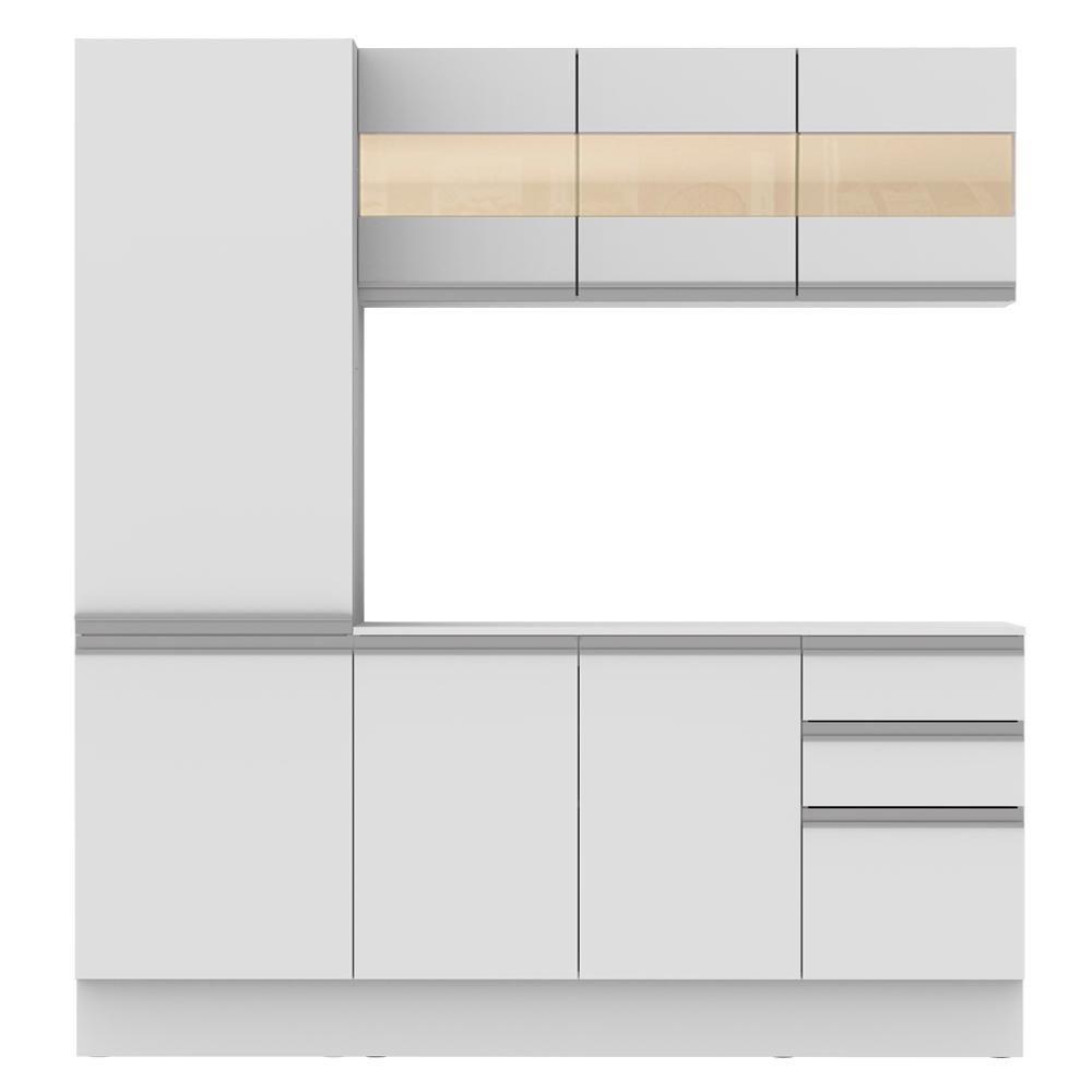 Cozinha Compacta Smart Modulada 170 cm Madesa - 3