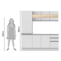 Cozinha Compacta Smart Modulada 170 cm Madesa - 7