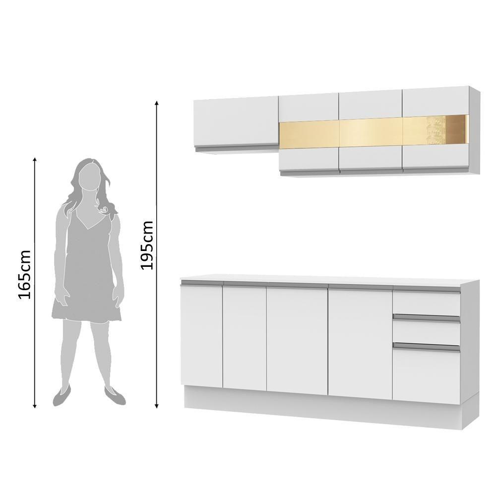 Cozinha Compacta 100% MDF Smart Modulada Madesa - 5