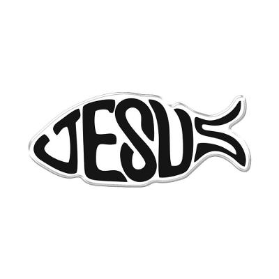 Adesivo Decorativo Para Veiculo, Moto, Capacete, Em Relevo Facil Aplicação Jesus Preto