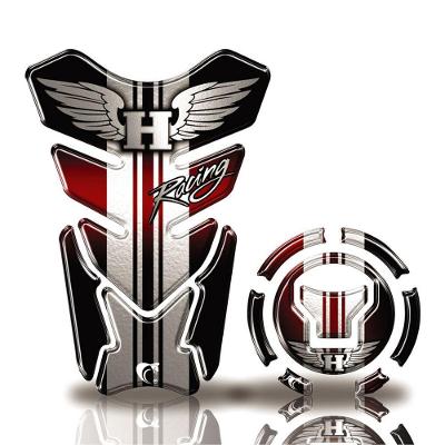 Kit Protetor Tanque Adesivo Moto Honda Acima 2018 Vermelho