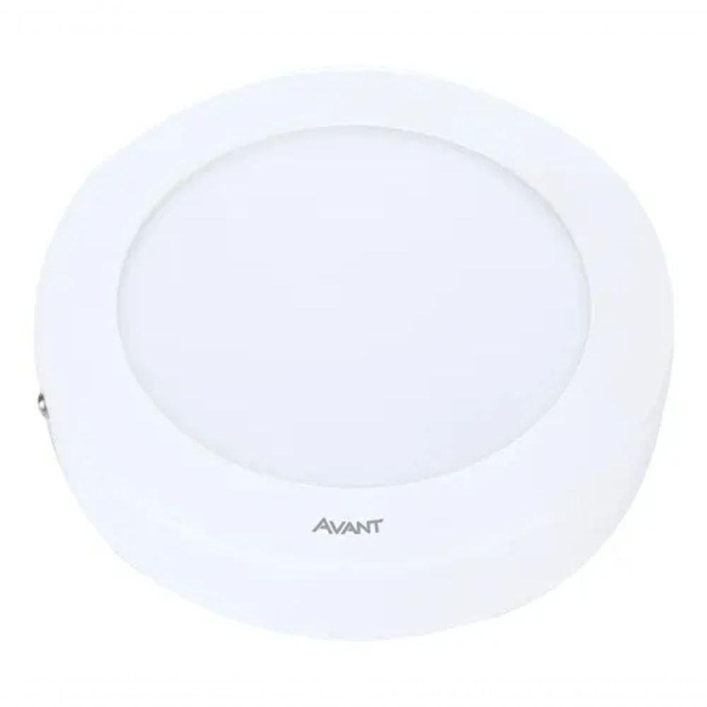 Painel De Led Sobrepor 18w Redondo Branco Frio Bivolt - 4