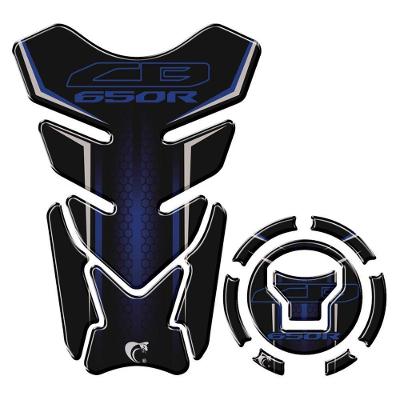 Kit Adesivo Protetortanque E Bocal Honda Cb 650R + 2018 Azul Azul
