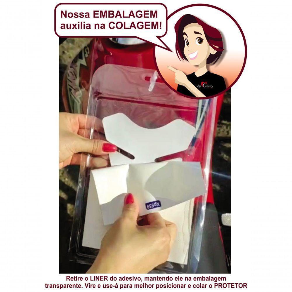 Protetor De Tanque Adesivo Moto Honda Asa Vermelho - 7