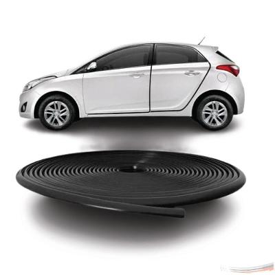 Protetor Borracha De Porta Todo Carro 7x10mm 10m Mini Preta