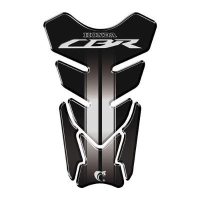 Adesivo Resinado Protetor De Tanque Moto Qualquer Moto Honda Cbr Prata Prata E Preto