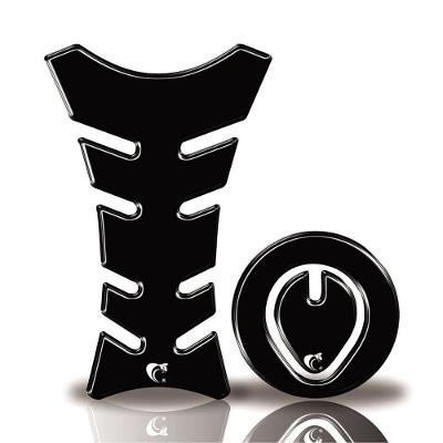 Kit Protetor Tanque Adesivo Moto Honda Preto Neutro Até 2016