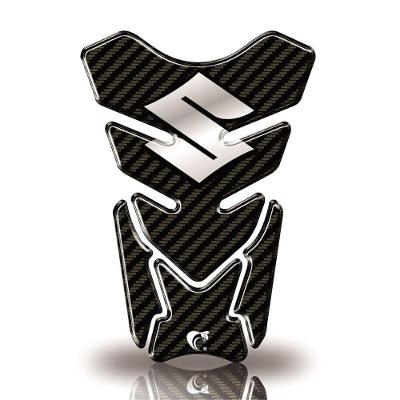 Protetor De Tanque Adesivo Moto Gsx-R Gsx-S Suzuki Carbono Preto