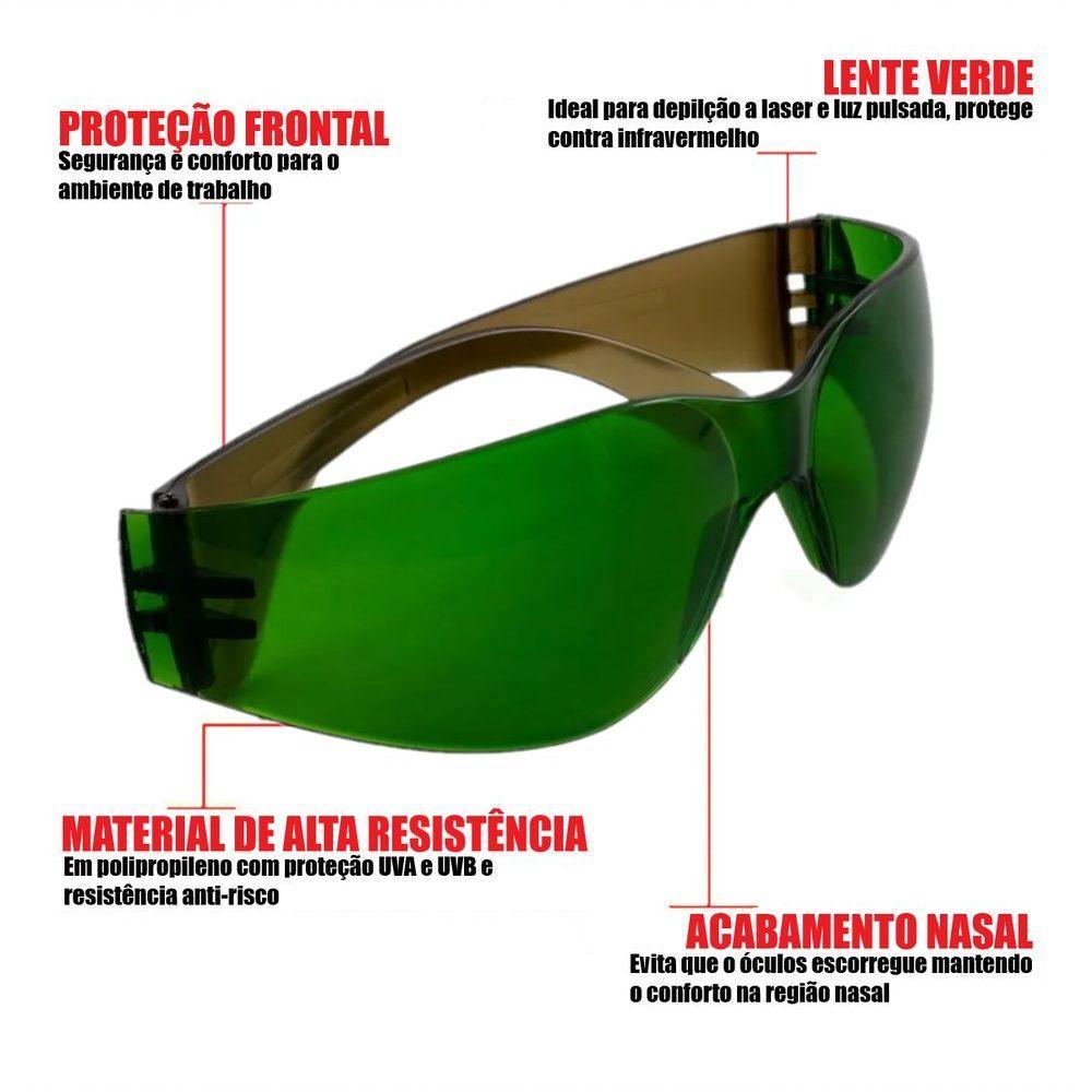 Óculos De Proteção Laser Luz Pulsada Depilação Harpia Croma - 2