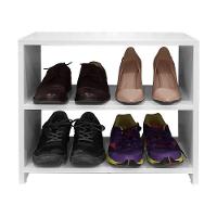 Sapateira Simples Branca Para Quarto Sala - 5