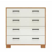 Cômoda Com 04 Gavetas Essence D03 Freijó Off White Brilho - 7