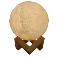 Umidificador De Ar 3D Lua Lâmpada Difusor De Luz Aroma Óleo Essencial Usb - 2