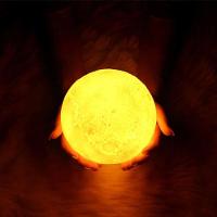 Umidificador De Ar 3D Lua Lâmpada Difusor De Luz Aroma Óleo Essencial Usb - 3