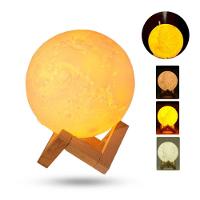 Umidificador De Ar 3D Lua Lâmpada Difusor De Luz Aroma Óleo Essencial Usb - 4
