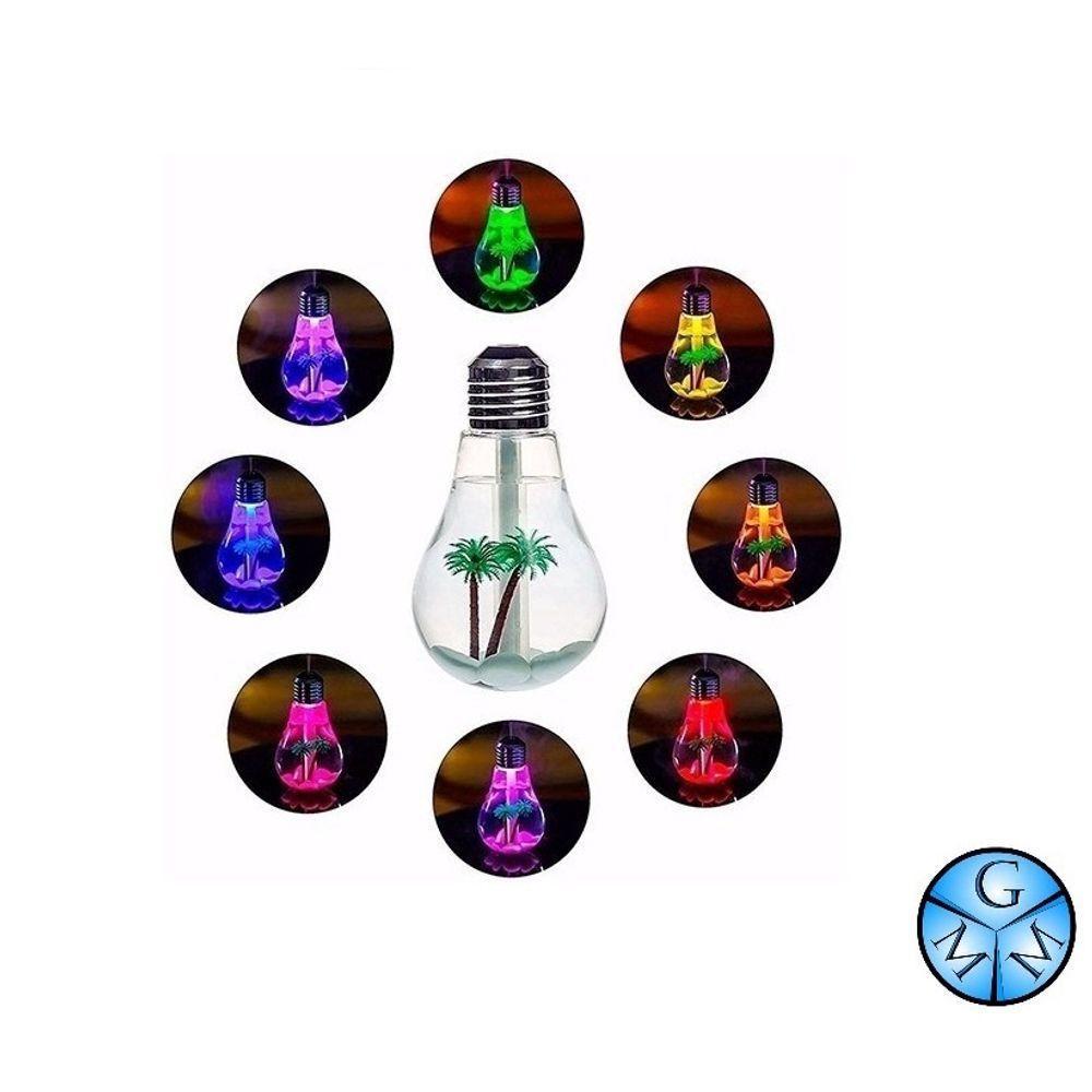 Difusor Elétrico Umidificador Ar Ambiente Usb Luminária Lâmpada Aromas L - 2