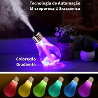 Difusor Elétrico Umidificador Ar Ambiente Usb Luminária Lâmpada Aromas L