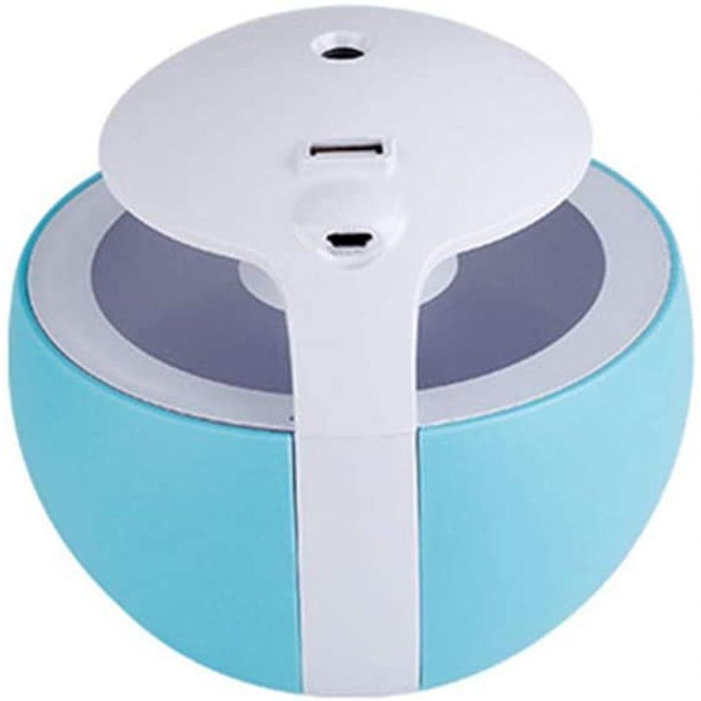 Umidificador De Ar Ultrassônico Com Difusor De Óleo Essencial 130Ml Usb Azul -99Esp - 1