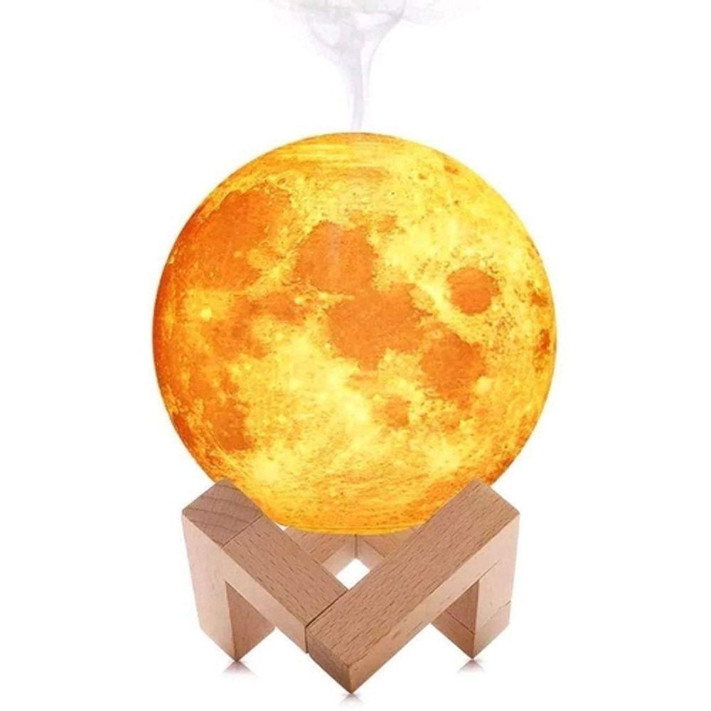 Umidificador Lâmpada Lua Difusor De Aroma Ar Ultrassônico - 2