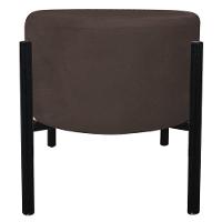 Puff Iron Suede Base Palito D´rossi Marrom - 7