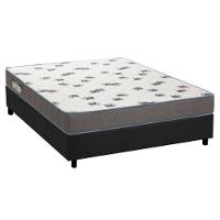 Cama Box Casal: Colchão Espuma D33 Ortobom Light Saúde + Base CRC Suede Gray(138x188) - 1