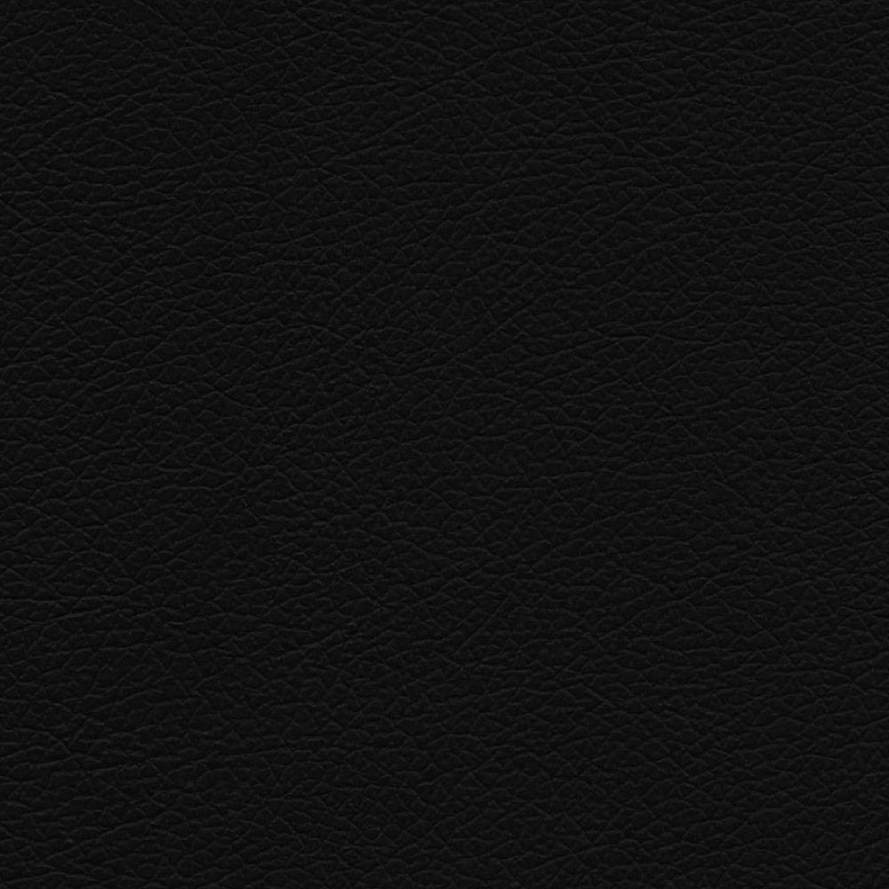 Puff Decorativo Opala Corino Pés Palito Castanho Preto - 1