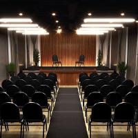 Kit 10 Cadeiras Hoteleiras Auditório Empilhável Preto - 6