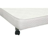 Cama Box c/Auxiliar Solteiro: Colchão Ortobom SuperPocket Freedom Visco + Base CRC Courano Branco(88x188) - 9