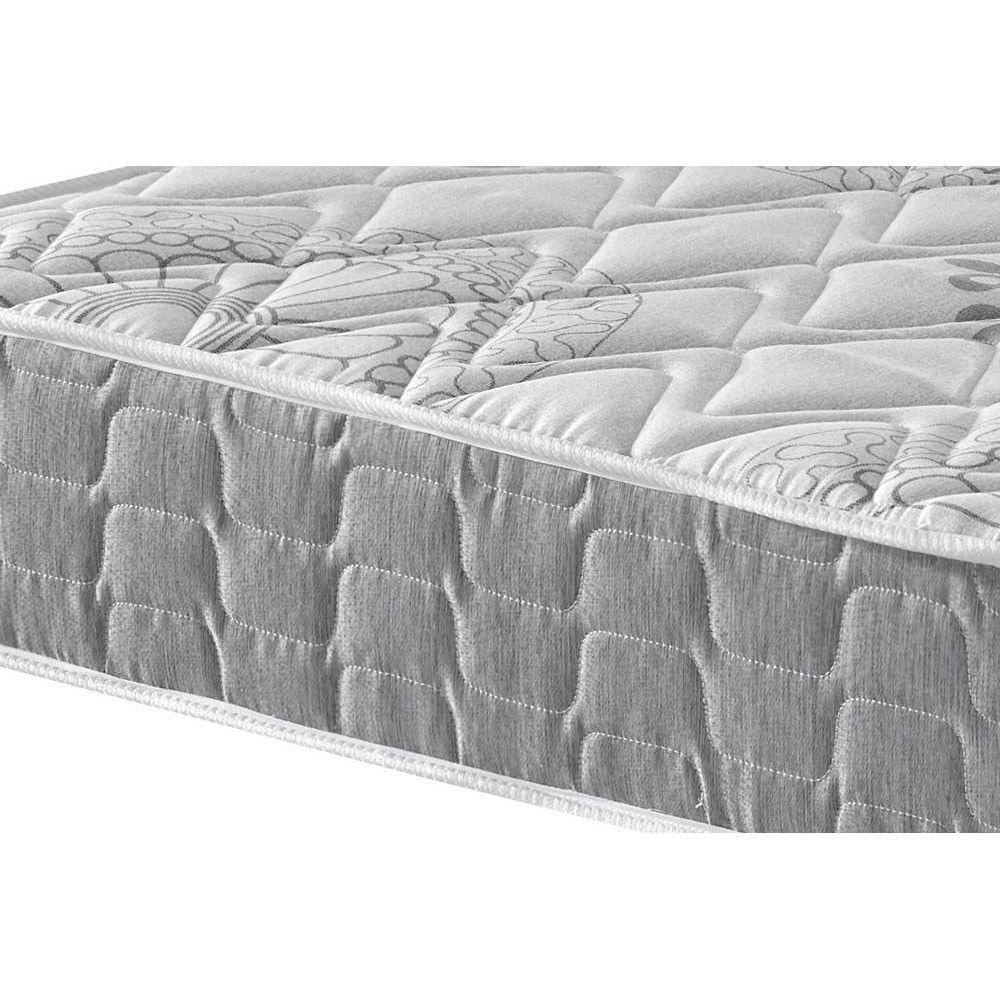 Cama Box Baú Queen: Colchão Espuma D33 Anjos Orthosono + Base CRC Suede Gray(158x198) - 3