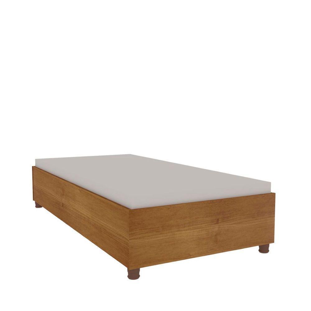 Cama Box Solteiro Mônaco Tcil Móveis cinamomo - 1
