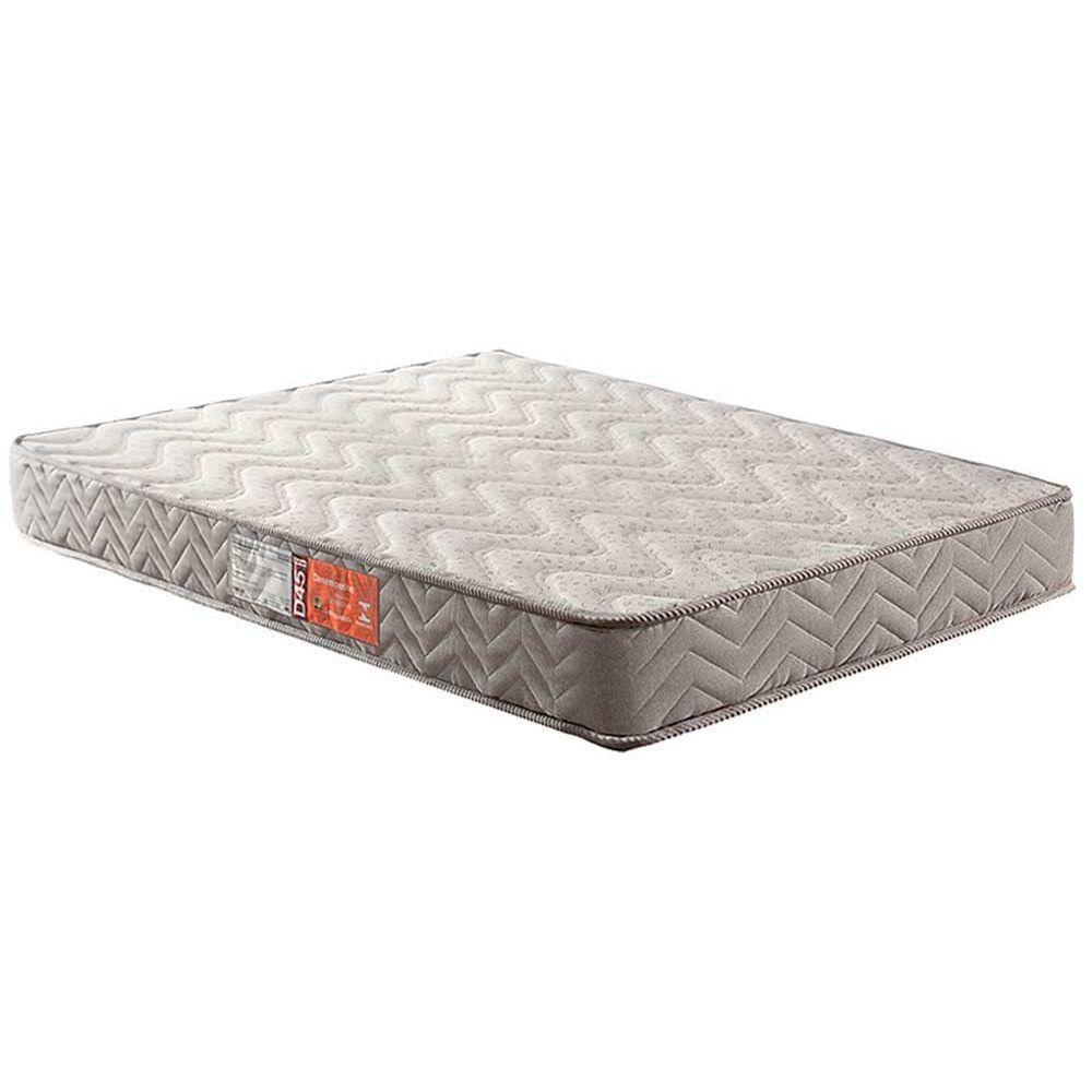 Cama Box Baú Queen: Colchão Espuma D45 Paropas Pasquale + Base CRC Suede Gray(158x198) - 8