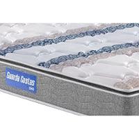 Cama Box Baú King: Colchão Espuma D45 Probel Guarda Costas + Base CRC Suede Clean(193x203) - 4