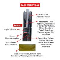 Pistão Mola Gás Amortecedor Porta Móveis Armários 784N/80Kgf - 5