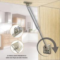 Pistão Mola Gás Amortecedor Porta Móveis Armários 784N/80Kgf - 7