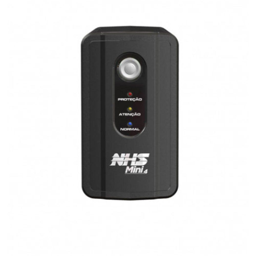 Nobreak Mini 4 700va Mono Memória Flash - Preto 110-127v - 1