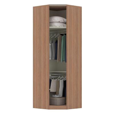 Guarda Roupa 80,5cm 4 Prateleiras 2 Cabideiros Vanilla