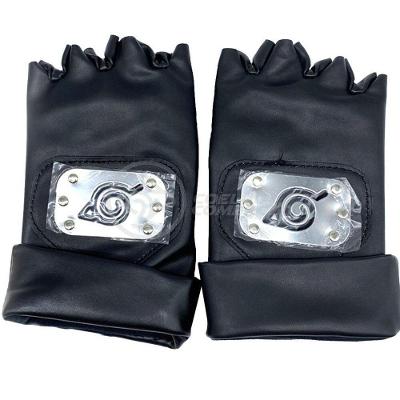 Luvas De Couro Kakashi Hatake Sensei Ninja Que Copia Naruto