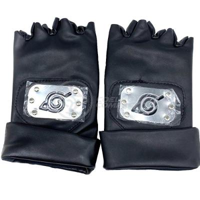 Luvas De Couro Kakashi Hatake Sensei Ninja Copia Naruto Nº12