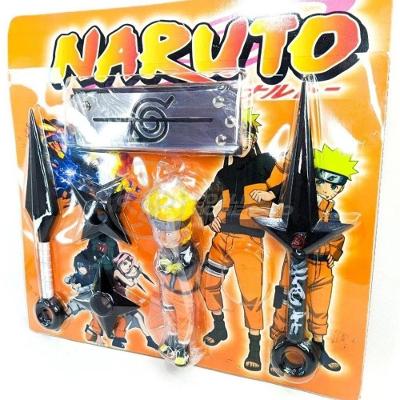 Kit Naruto Bandana Renegada + Kunai Minato, Shurike Anime 1