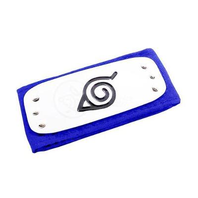 Bandana Azul Naruto Aldeia Vila Da Folha Ninja Anime Nº1