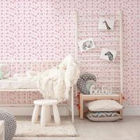 Papel De Parede Infantil Borboletas Rosas - 1